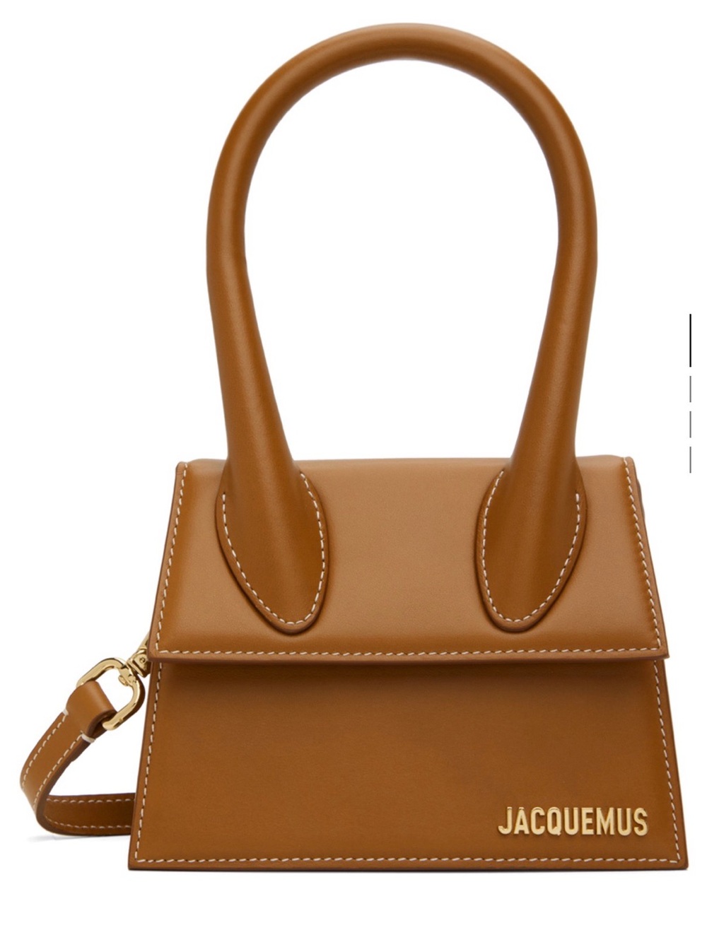 Jacquemus Tan Le Chiquito Top-Handle Mini Bag